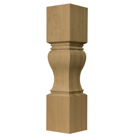 OSBORNE WOOD PRODUCTS 21 x 5 Husky Transitional End Table Leg in Soft Maple 1271M